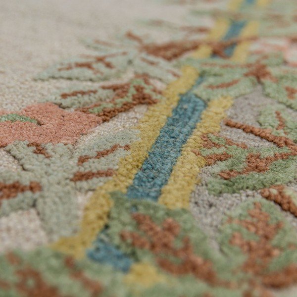 Ročno tkan volnen tekač 80x300 cm Verona Floral  – Flair Rugs-image-4