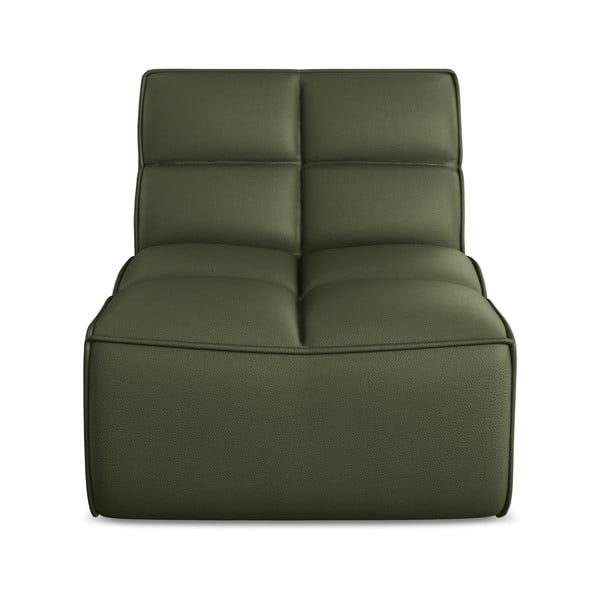 Zelen modul za sedežno garnituro iz umetnega usnja Kalai – Makamii