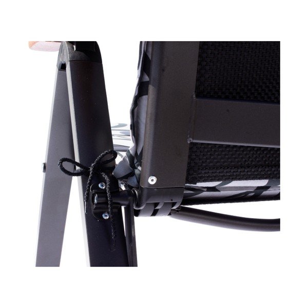 Črni kovinski vrtni stol Ass Comfort - Sun Garden-image-2