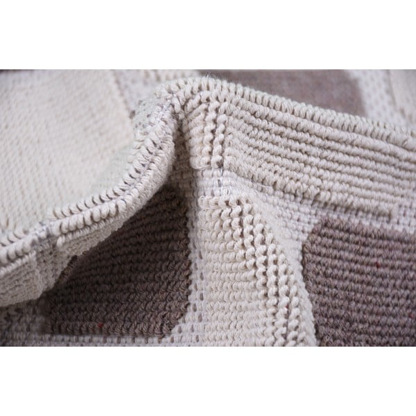 Bež bombažna preproga Vitaus Mozaik, 100 x 150 cm-image-3