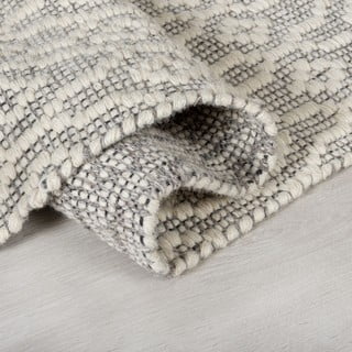 Sivo-bež volnena preproga Flair Rugs Dream, 120 x 170 cm