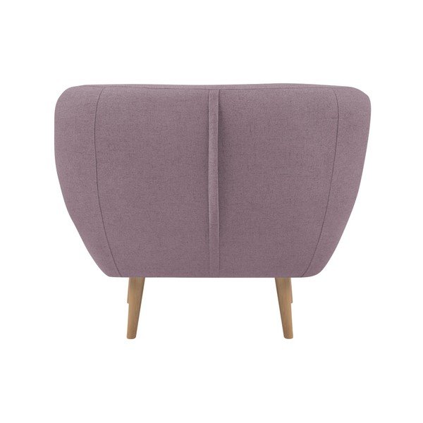 Roza fotelj z lahkimi nogami Mazzini Sofas Sicile-image-1
