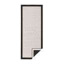 Črno-krem zunanja preproga NORTHRUGS Panama, 80 x 250 cm