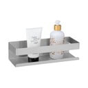 Srebrna kopalniška polica iz nerjavečega jekla v mat srebrni barvi Genova - Wenko