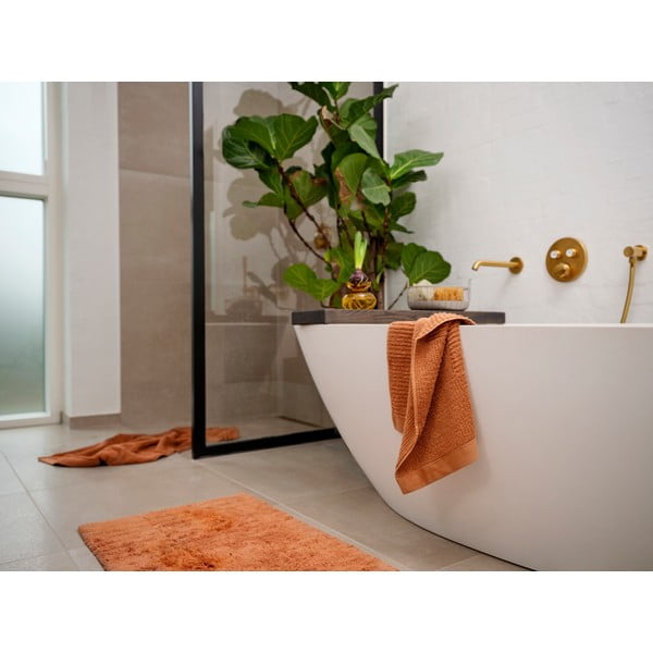 Rumena frotirna bombažna brisača 50x70 cm Classic – Zone-image-2