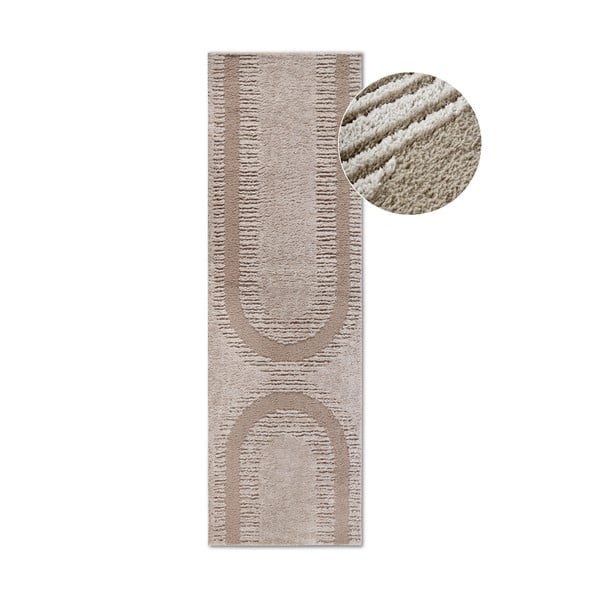 Bež tekač 80x240 cm Bartoux Beige – Elle Decoration