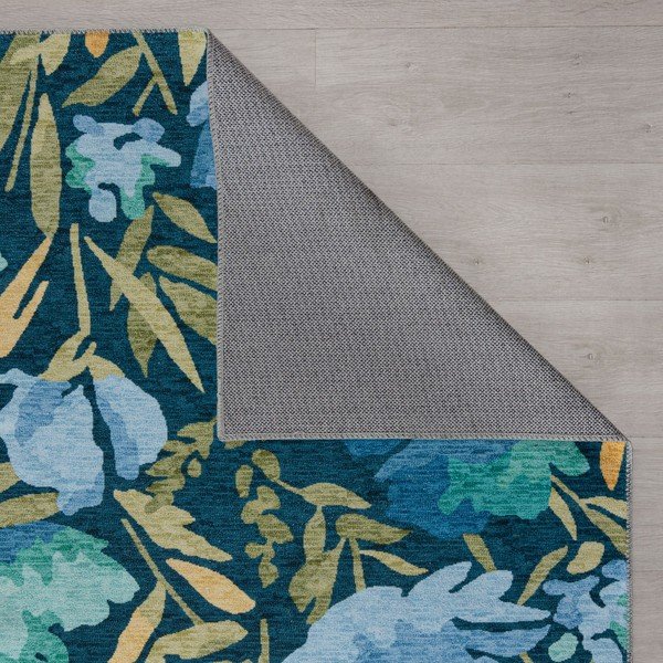 Modra pralna preproga 170x120 cm Alyssa - Flair Rugs-image-4