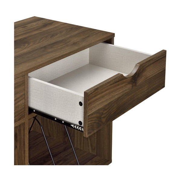 Rjava knjižna omara Novogratz Concord, 101 x 81 cm-image-1