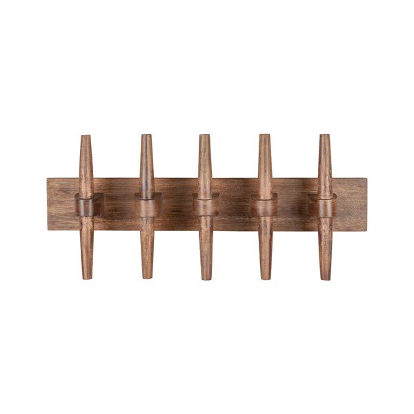 Stenski obešalnik iz masivnega manga v naravni barvi Jakub – Dutchbone