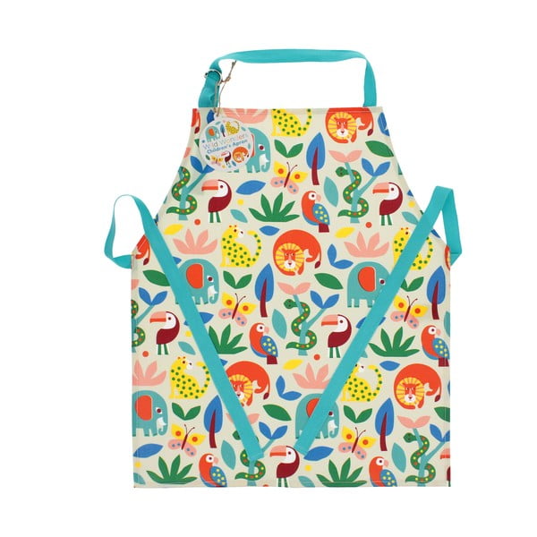 Bombažen otroški predpasnik Wild Wonders – Rex London-image-3