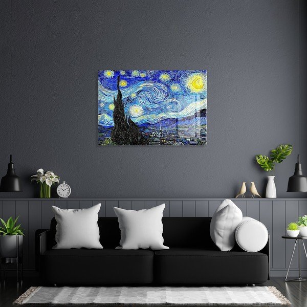 Steklena slika 70x50 cm Vincent van Gogh – Wallity-image-2