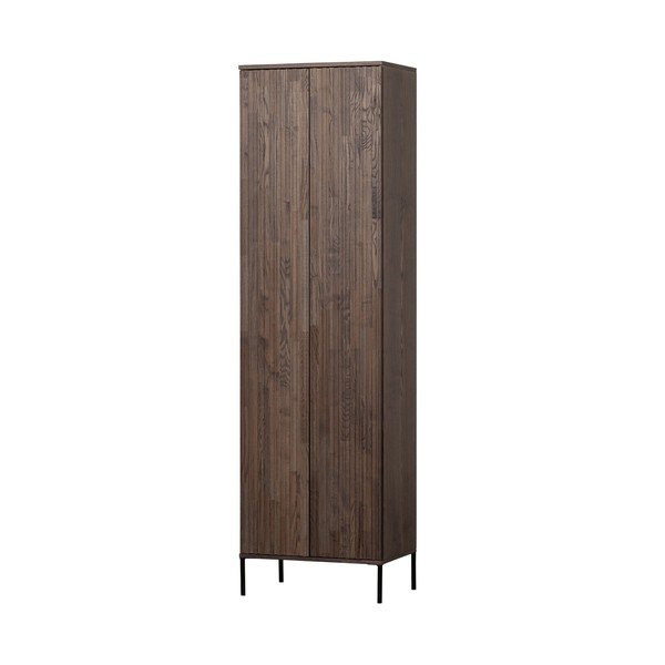 Rjava omara v jesenovem dekorju 60x210x42 cm Gravure – WOOOD-image-2