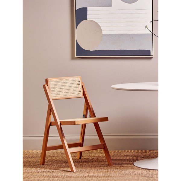Jedilni stol iz masivne bukve v naravni barvi Cebu – Premier Housewares-image-1
