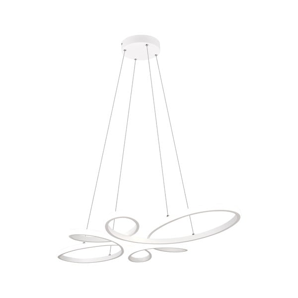 Bela LED viseča svetilka Fly – Trio