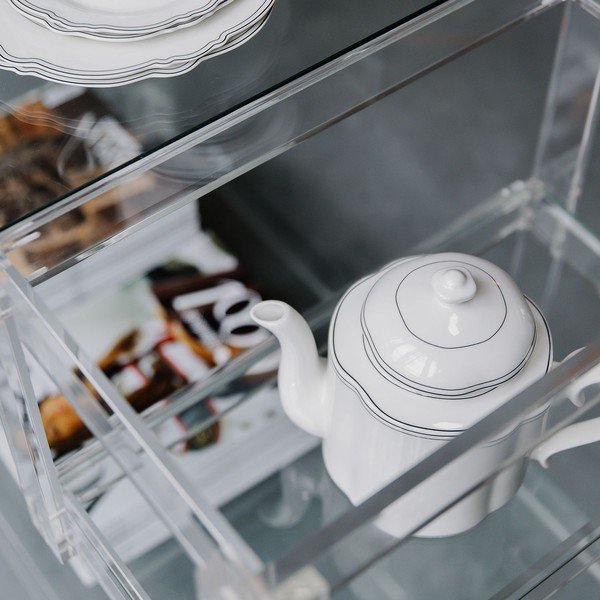 Bel čajnik iz porcelana new bone china 1,3 l Odette – S|P Collection-image-1