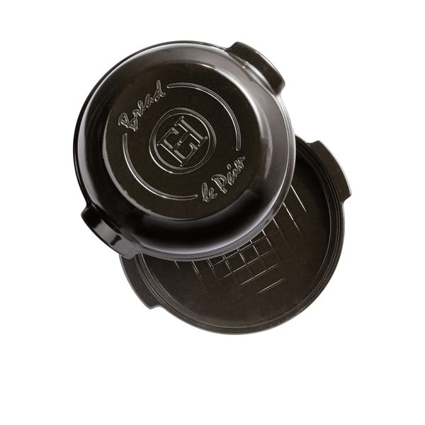 Črn keramičen model za kruh Emile Henry, ⌀ 29,5 cm-image-1