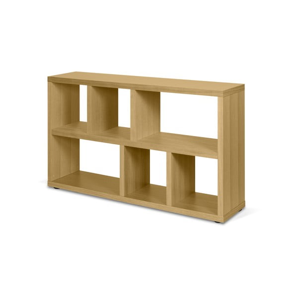 Regal v hrastovem dekorju v naravni barvi 150x83 cm Berlin – TemaHome-image-3