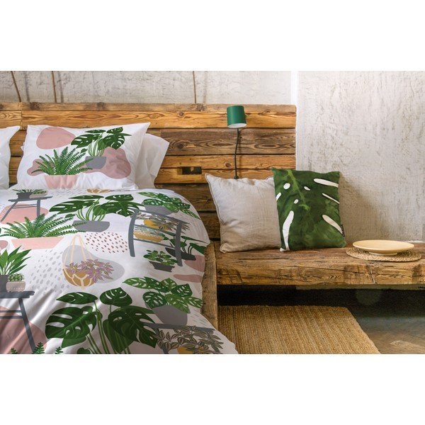 Posteljnina iz bombažnega satena Butter Kings Green Home, 140 x 200 cm-image-1