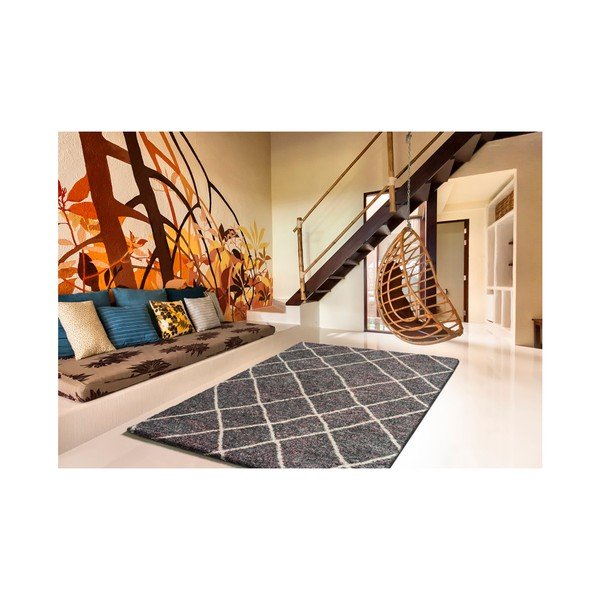 Siva preproga Universal Kasbah Line, 80 x 150 cm-image-1