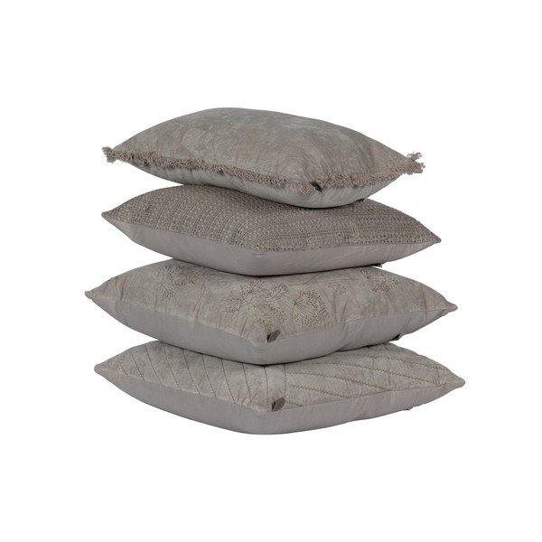 Bež okrasni vzglavnik BePureHome Velvet Nougat, 50 x 50 cm-image-1