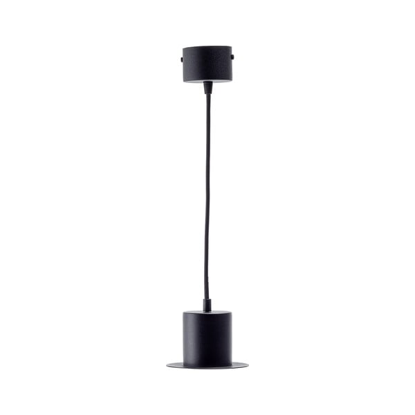 Črna viseča svetilka EMKO Hat Cylinder