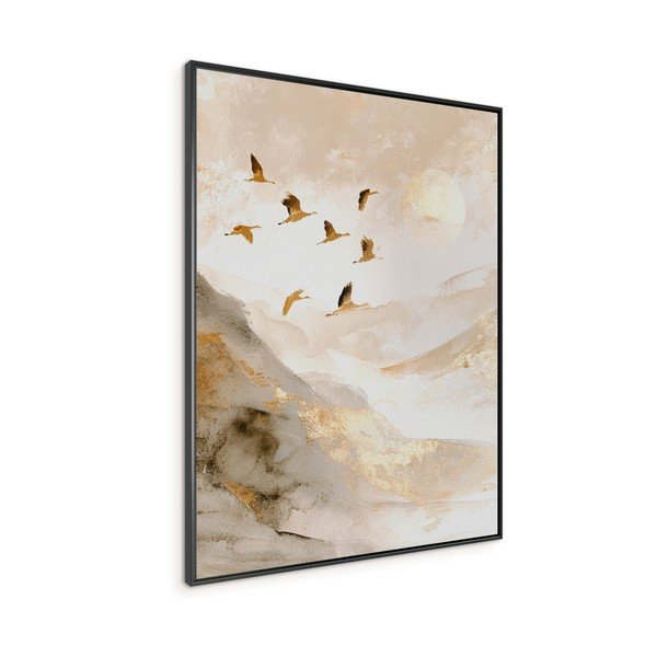 Tiskana slika z okvirjem 60x80 cm Golden Peaks II – Styler-image-4