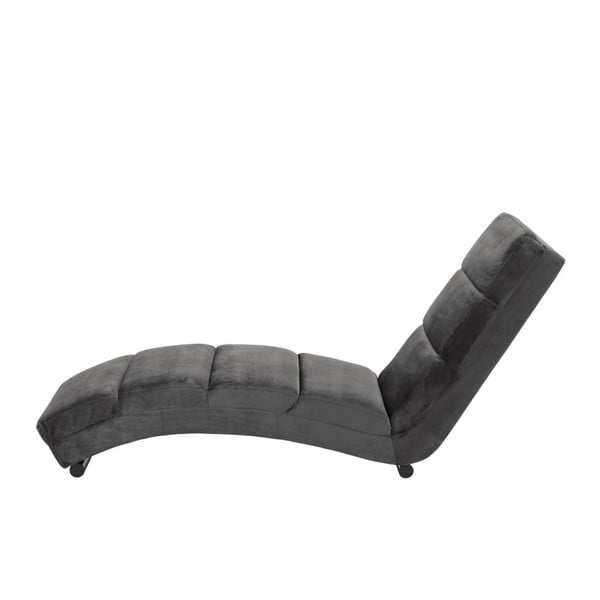 Siv žametni počivalnik Actona Slinky-image-1