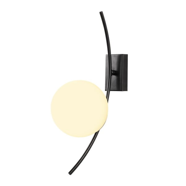 Bela/črna stenska svetilka Hilal – Opviq lights-image-1