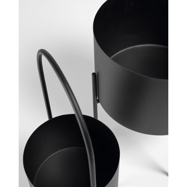 Kovinski okrasni cvetlični lonci v kompletu 2 ks ø 25 cm Mash – Kave Home-image-3