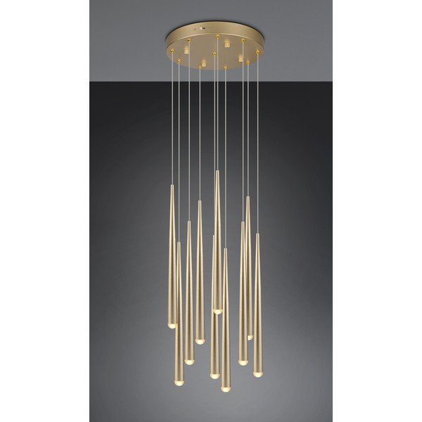 LED viseča svetilka v zlati barvi ø 30 cm Cala – Trio Select-image-2