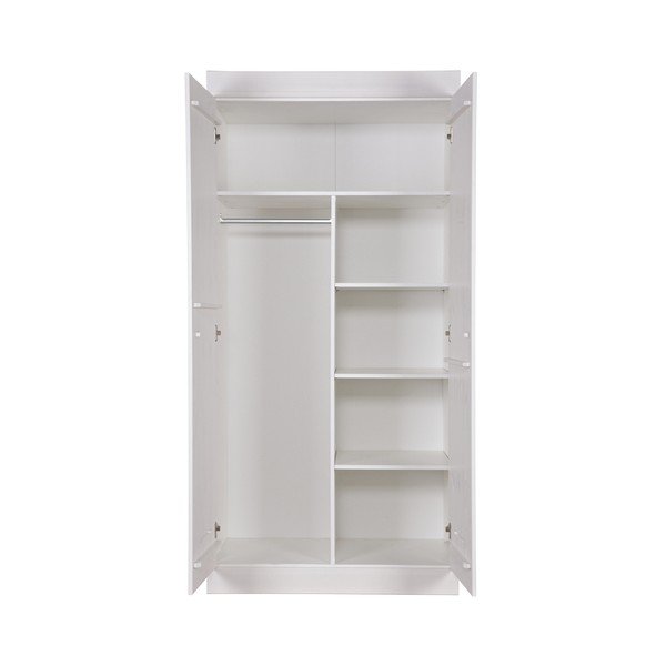 Bela dvokrilna garderobna omara WOOOD Locker-image-3