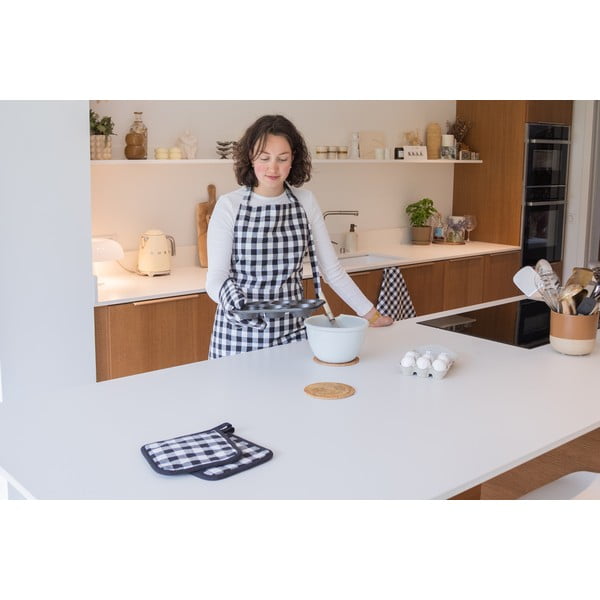 Bombažne kuhinjske rokavice v kompletu 2 ks Gingham – Tiseco Home Studio-image-1