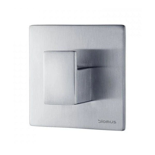 Stenski obešalnik z namestitvijo brez vrtanja iz nerjavečega jekla v mat srebrni barvi Menoto – Blomus