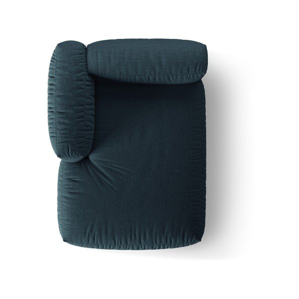 Temno moder modul za sedežno garnituro (levi kot) Martina – Micadoni Home-image-3