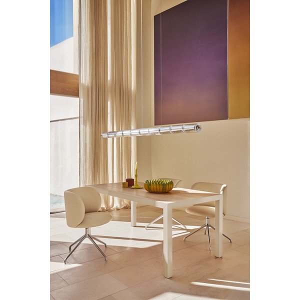 Jedilna miza s hrastovo mizno ploščo 75x180 cm Alma – Teulat-image-1