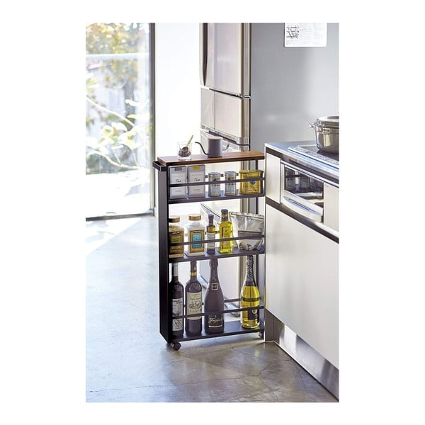 Črna kovinska kopalniška polica 47,5x81 cm Tower – YAMAZAKI-image-4