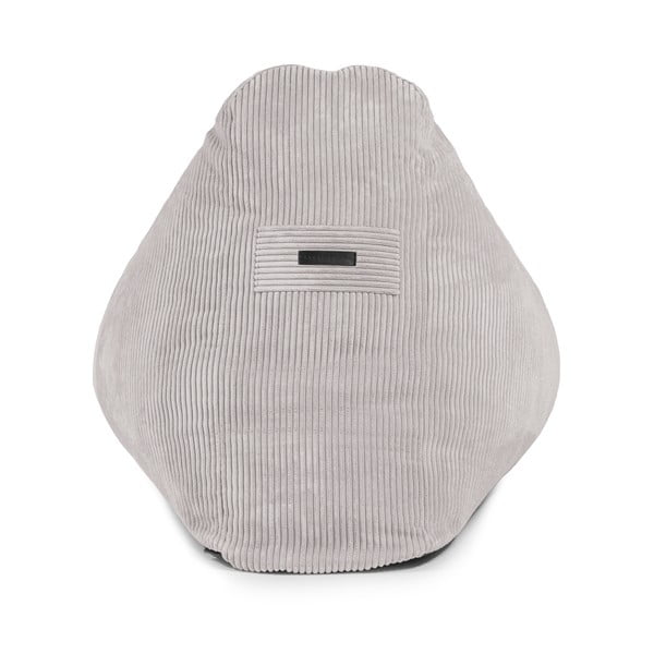 Temno siva vreča za sedenje iz rebrastega žameta Snug 100 – SLOWDOWN-image-4