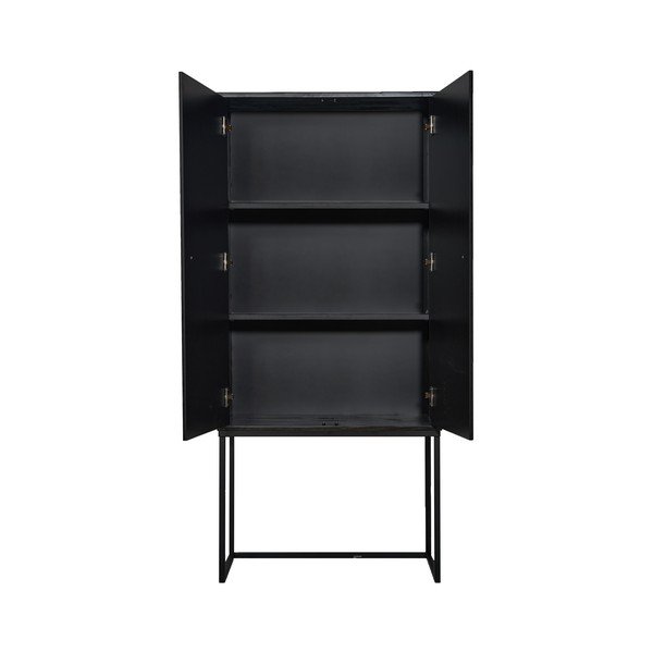 Črna/bež omarica 75x164,5 cm Alva – Really Nice Things-image-3