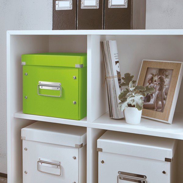Zelena škatla za shranjevanje Leitz Click&Store, dolžina 26 cm-image-1