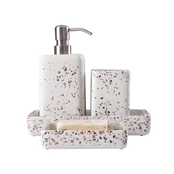 Bel komplet kopalniških dodatkov iz poliresina Mozaik - Mioli Decor