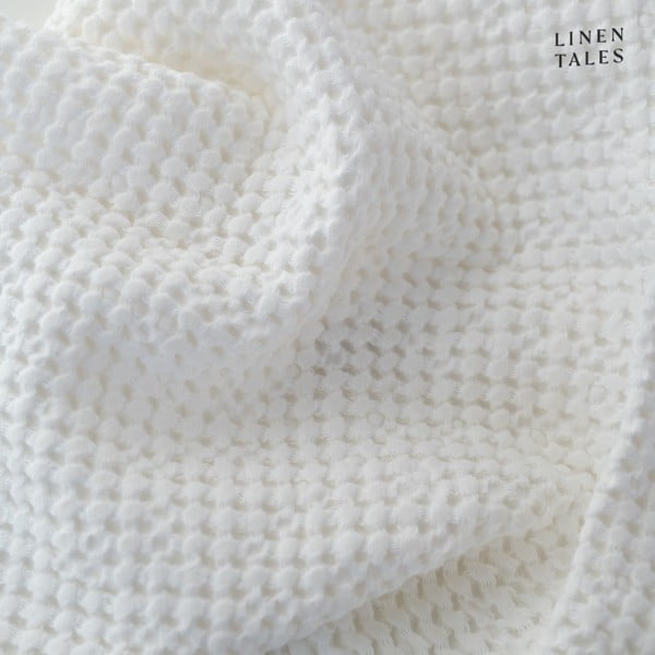 Bela brisača 100x140 cm Honeycomb – Linen Tales-image-4