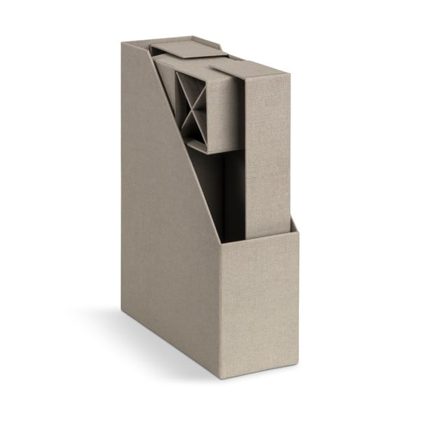 Kartonasti organizatorji v kompletu 4 ks Hugo Canvas Paper Laminate – Bigso-image-3