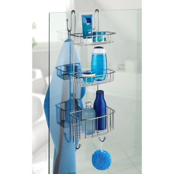 Trinivojska viseča polica za tuš Wenko Olesi-image-1