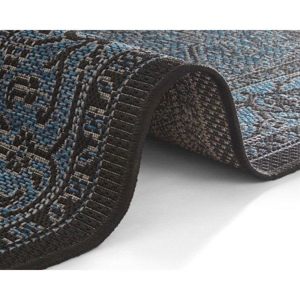 Črno-modra zunanja preproga NORTHRUGS Anjara, 160 x 230 cm-image-3