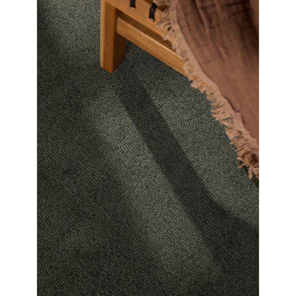 Temno zelena ročno tkana okrogla preproga iz mešanice volne ø 160 cm Kari Organic – Villeroy&Boch-image-3
