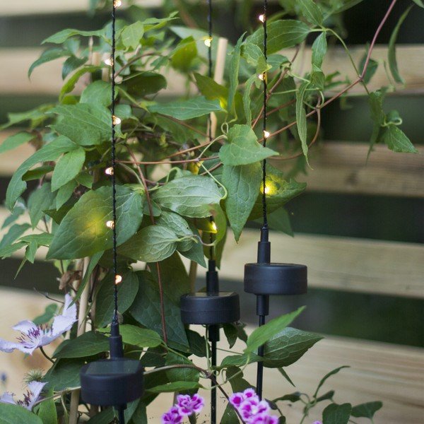 Komplet 3 solarnih LED svetlobnih okraskov Star Trading Flexy, višina 80 cm-image-1