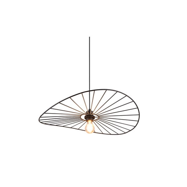 Mat črna viseča svetilka ø 60 cm Chapeau – Reality-image-4