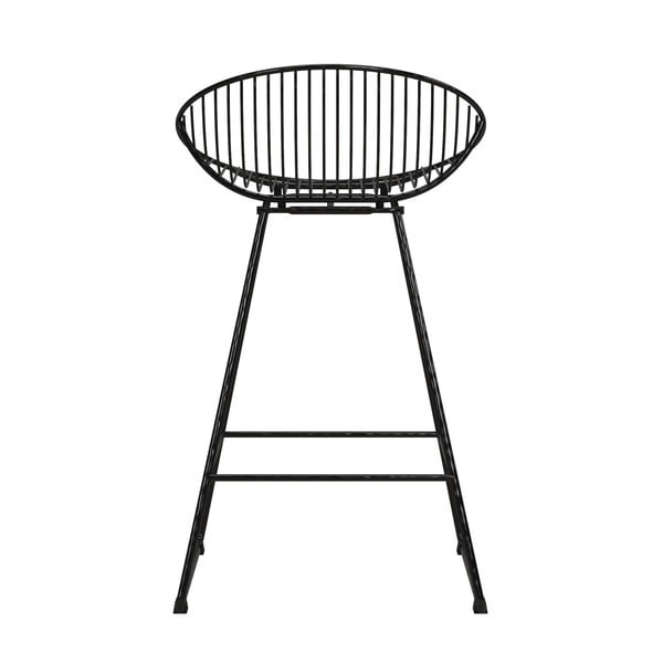 Črn kovinski barski stol Ellis – CosmoLiving by Cosmopolitan-image-2