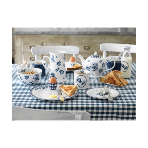 Komplet 6 podstavkov iz plute Creative Tops Vintage Indigo, 10,5 x 10,5 cm-image-2