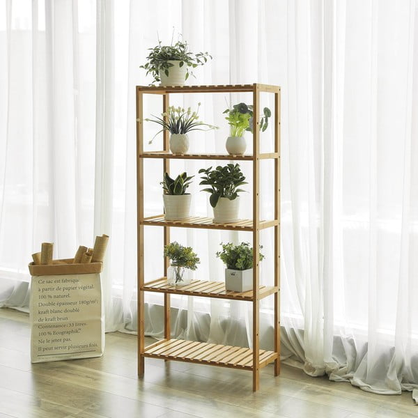 Bambusov regal Songmics, višina 130 cm-image-1